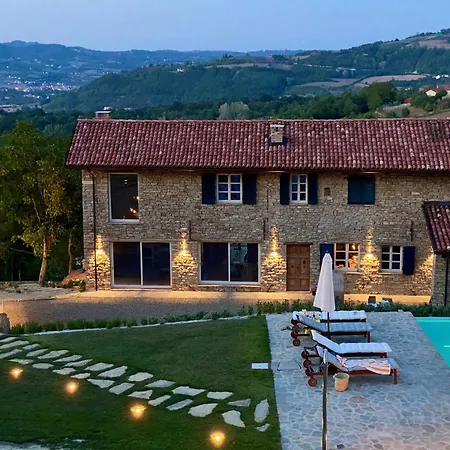 Design-villa Mit Salzwasserpool In Toller Lage 别墅 Monastero Bormida